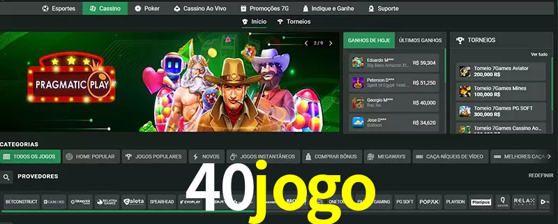 cassino 40jogo